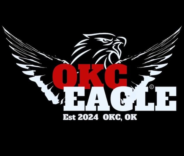 The logo for the OKC Eagle